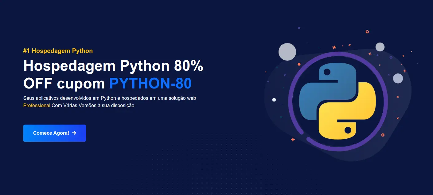 Hosting Python Ilimitado para suas Aplicações - Reselhost